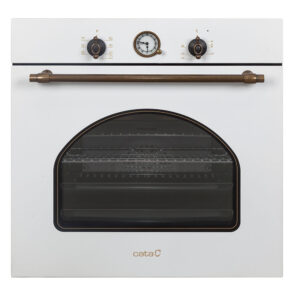 Horno CATA MRA 7108 WH, 60 cm, Blanco Rustico, Clase A, Estático, 60 l. Ref. 07035009.