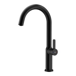 Grifo de cocina TEKA Monomando Oval 915, Negro, Ref: 116030064