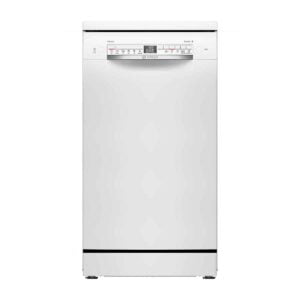Lavavajillas BOSCH SPS2HKW58E, 45 cm, Clase E, Blanco, Libre Instalación, 10 Servicios