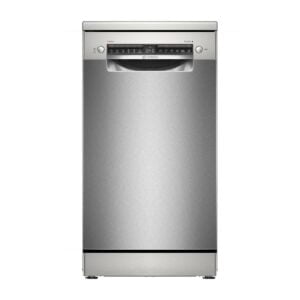 Lavavajillas BOSCH SPS4EMI61E, 45 cm, Clase D, Acero Inox, Libre Instalación, 3ª Bandeja, 10 Servicios