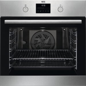 Horno AEG BPB331061M, 60 cm, Acero Inox, Clase A+, Pirolítico , 72 l.