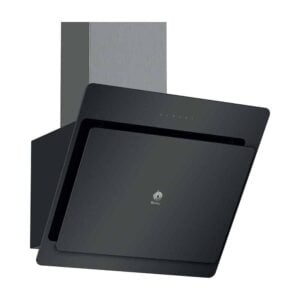 Campana BALAY 3BC567GN, 60 cm, Cristal Negro, Clase B, Decorativa de pared inclinada