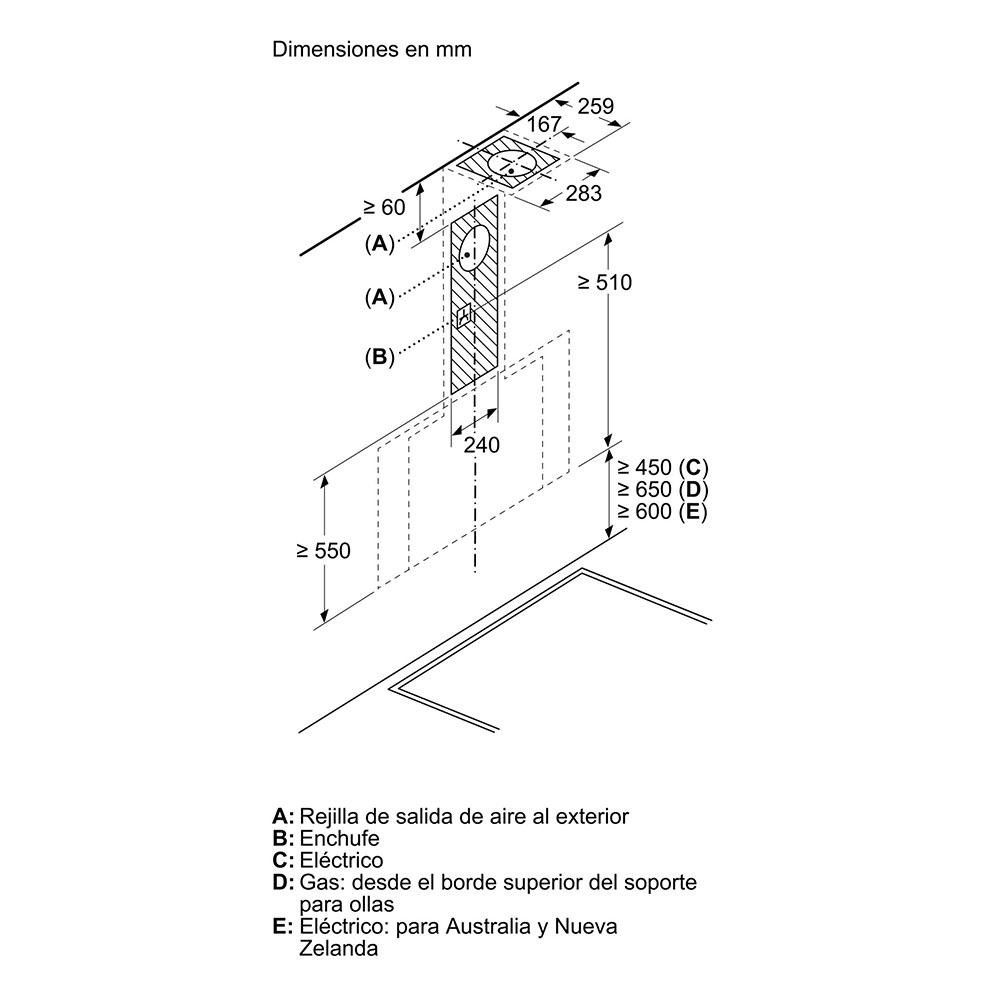 3BC599AN_0005_21264586_Inclined_3___Exhaust_outlet_and_socket_es-ES