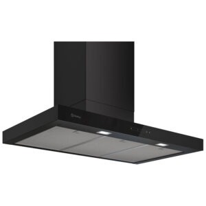 Campana BALAY 3BC897GM, Clase A++, Negro Mate, 90 cm, Pared, Aspiración 699 m3/h Decorativa.