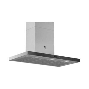 Campana box BALAY 3BC998HNC, 90 cm, Negro, Clase A+, Decorativa