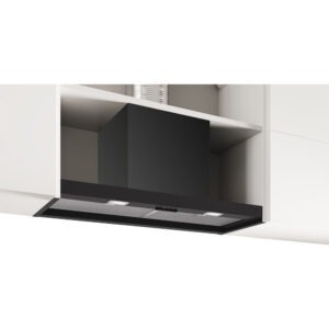 Campana BALAY 3BD884MM, Clase D, Cristal Negro Mate, 80 cm, Aspiración máxima 384m³/h, Integrable.