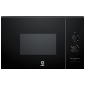 Microondas BALAY 3CP5002N3, 60x38 cm, cristal negro, Integrable, 20 l.