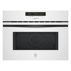 Horno compacto con microondas Balay 3CW5179B3, cristal blanco,  60X45, 44L.