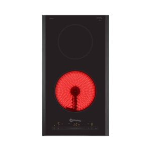 Placa BALAY 3EB730LQ, 30 cm, Negra/Biselada, Dominó, Encastrable