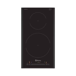 Placa BALAY 3EB930LQ, 30 cm, Negra/Biselada, Dominó, Encastrable