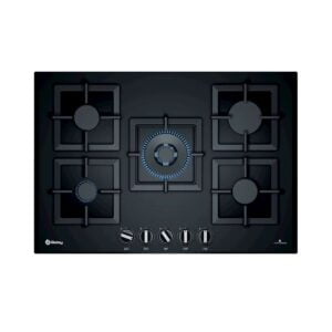 Placa BALAY 3ETG676HB, 75 cm, Vidrio Templado, Negro, Gas