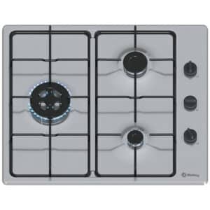 Placa BALAY 3ETX463BB, 60 cm, Acero, Gas.