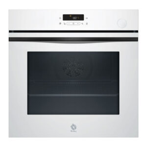 Horno BALAY 3HA5129B3 ,vapor, Cristal blanco, 71L, 60 x 60 cm, Clase A+