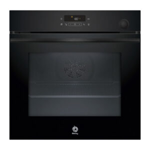 Horno BALAY  3HA5829N3 ,vapor pirolítico,Cristal negro, 71L, 60 x 60 cm, Clase A+