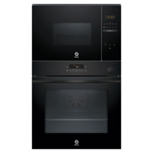 Pack BALAY: Microondas 3CG5175N2 + Horno 3HA5829N3, Cristal negro.
