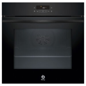 Horno BALAY 3HD5829N3, Cristal negro, con vapor pirolítico y Función Air Fry, 60X60,71L,  Clase A+.