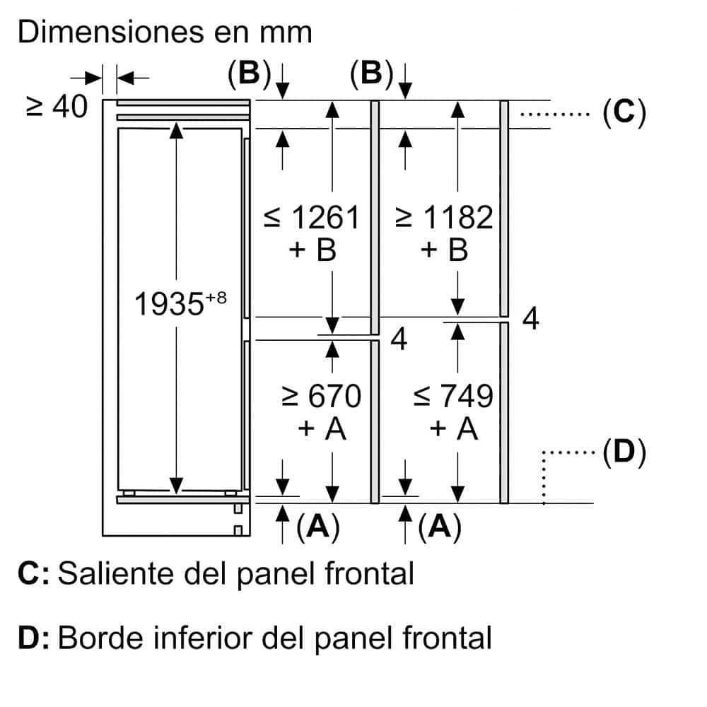 3KIE901F _0000_20753994_Side View KIN96_KBN96 _ Sliding Hinge_es-ES