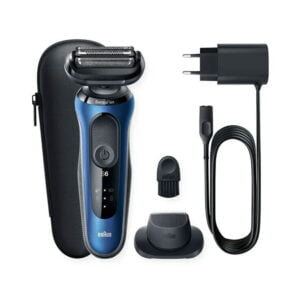 Afeitadora BRAUN Series 6 61B1200s Seco/Mojado + Funda de Viaje + 1 Accesorio
