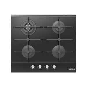 Placa EDESA EGG6040 TI TR CI N, 60 cm, Vidrio Negro, Gas Natural