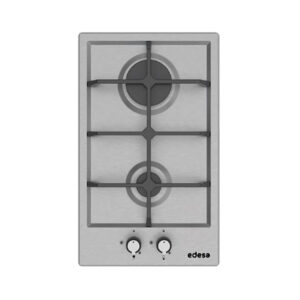 Placa EGX3021 TI N, 30 cm, Inox, Mopdular, Gas Natural