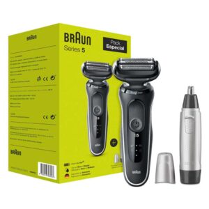 Afeitadora Braun Shaver Series 5 51-W1000s + Corta pelo nariz