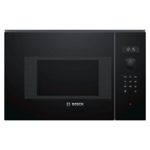 Microondas Integrable Bosch BFL524MB0, Negro, 38,2 cm alto 20 l. Sin Grill.
