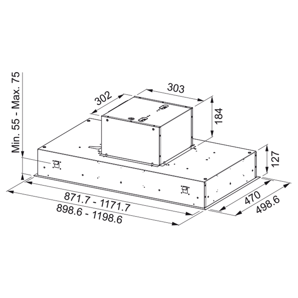 CAMPANA CIELO 120 INOX