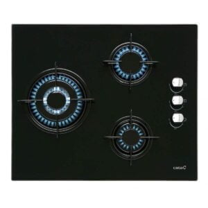 Placa CATA CIB 6021 BK, 60 cm, Negro, Gas