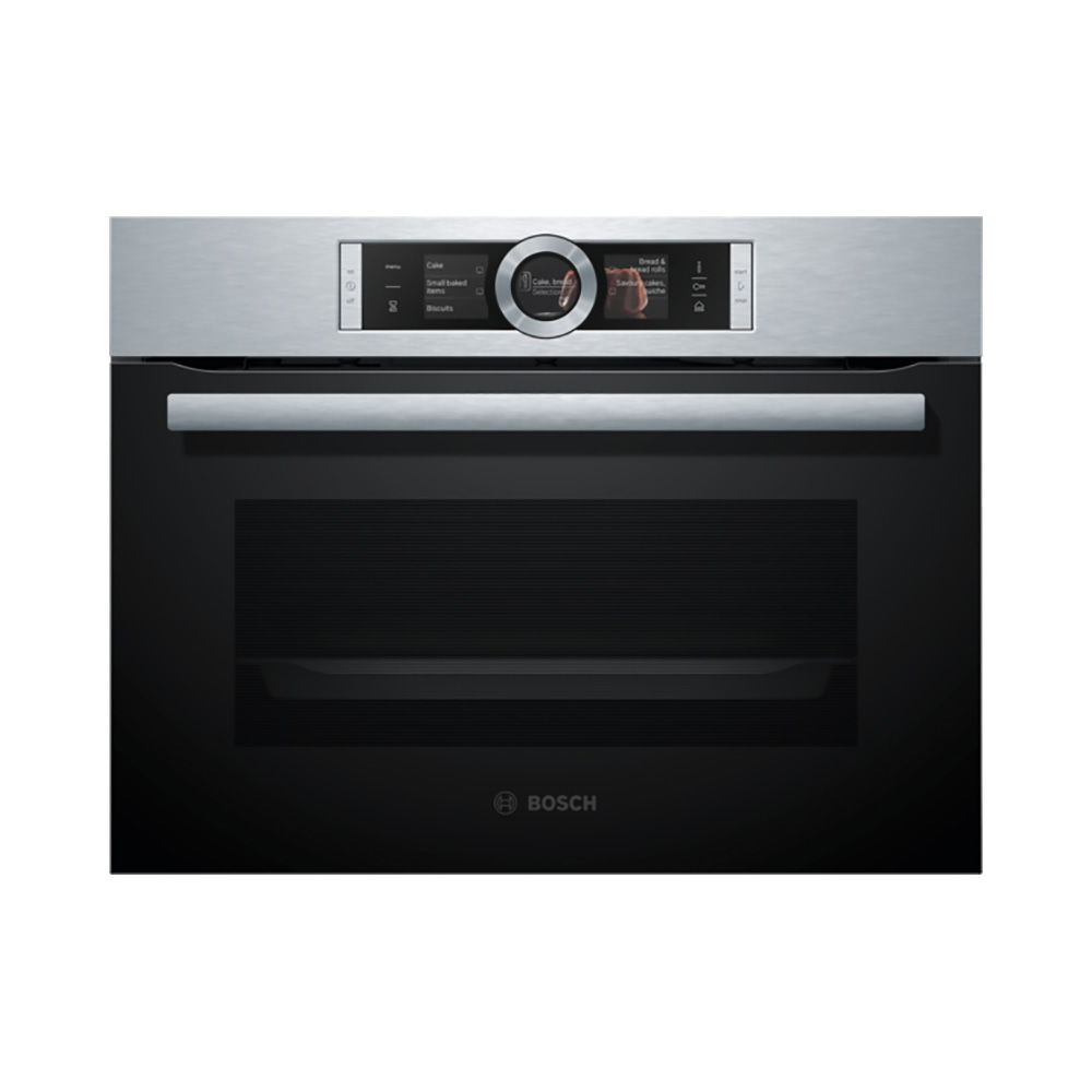 Horno compacto con vapor BOSCH CSG636BS3 Serie | 8, 60 x 45 cm, Acero  inoxidable | Sánchez Establecimientos | Electrodomésticos