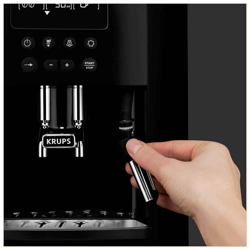 Cafetera Krups EA8170 Arabica Superautomática, 15 bar, 1450 W, 2 tazas, Negro_0000_254953-23947036