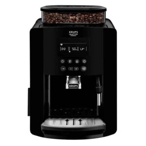 Cafetera Krups EA8170 Arabica Superautomática, 15 bar, 1450 W, 2 tazas, Negro