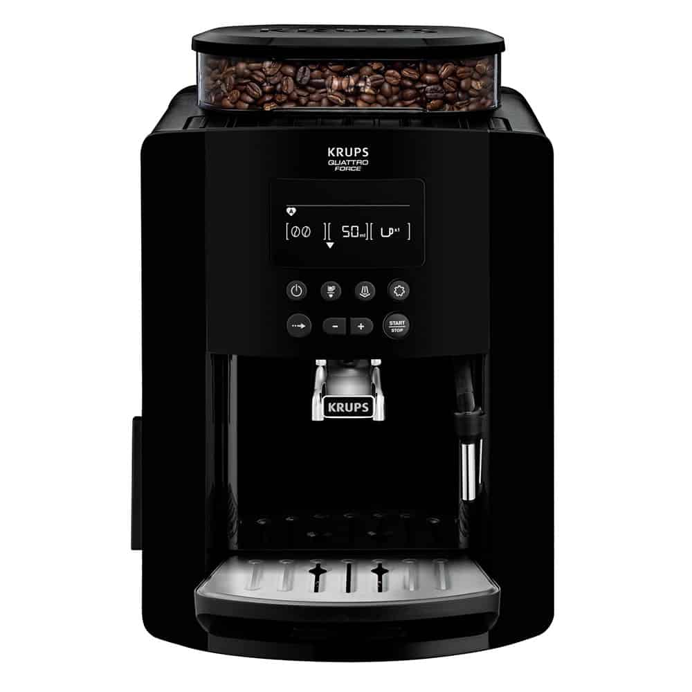 Cafetera Krups EA8170 Arabica Superautomática, 15 bar, 1450 W, 2 tazas, Negro_0001_254953