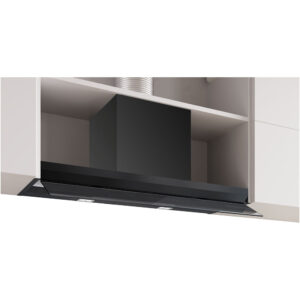 Campana BOSCH DBB97DP60, 90 cm, Cristal Negro Mate, Clase A+, Integrable, 699 m³/h.
