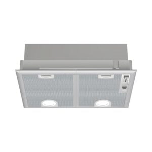 Campana BOSCH DHL555BL, 60 cm, Plata Metalizado, Grupo filtrante
