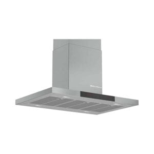Campana BOSCH DIB98JQ50, 90 cm, Metallic, Clase C, Decorativa de Isla
