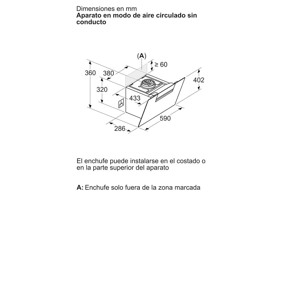 DWK67FN20_0006_22132300_Inclined_2___60cm___Recirculation_without_chimney_es-ES