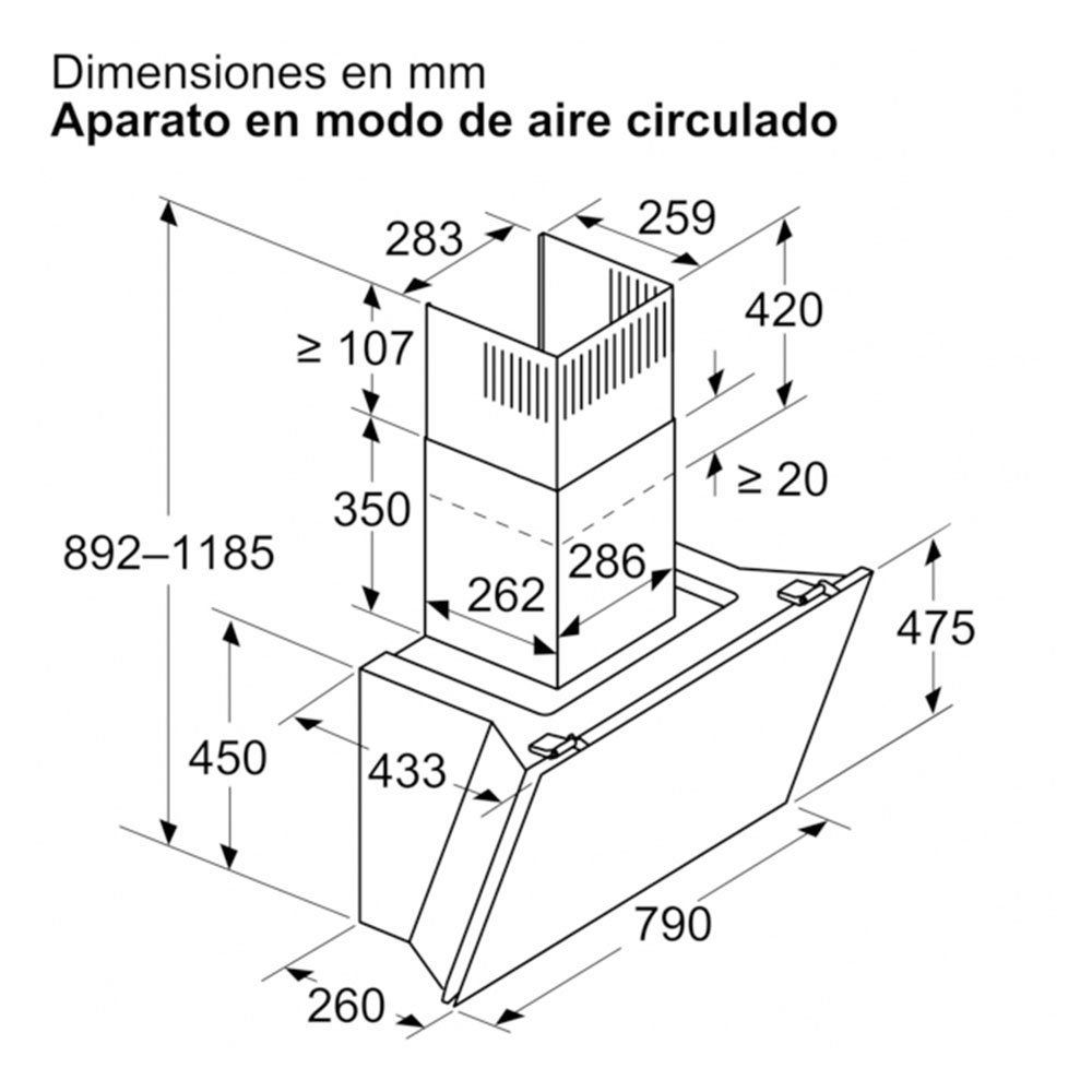 DWK81AN20_0007_21993583_Inclined_3___80cm___Depth_433___Recirculation_with_chimney_perspective_es-ES