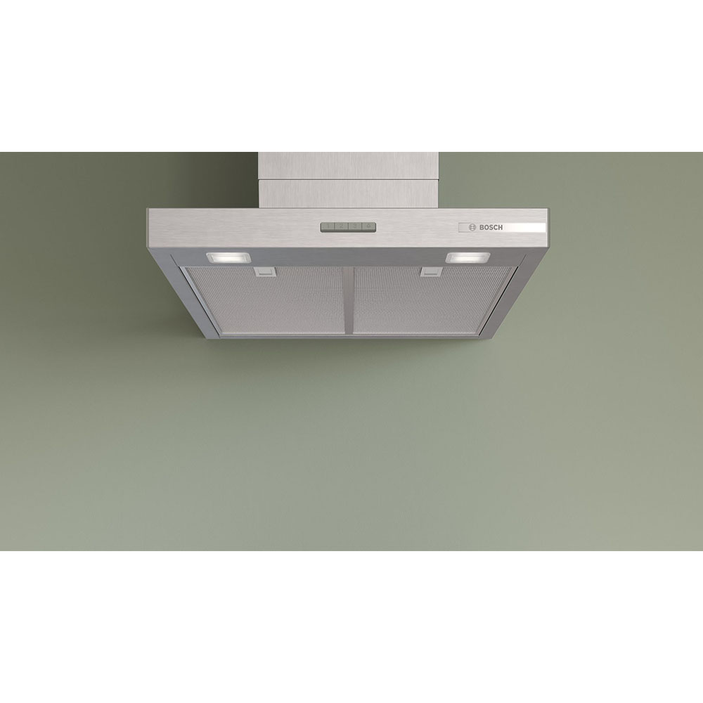 Campana BOSCH DWB65CC30, 60 cm, Acero Mate Antihuellas, Clase B, Decorativa, 594/m3 (copia) - Imagen 2
