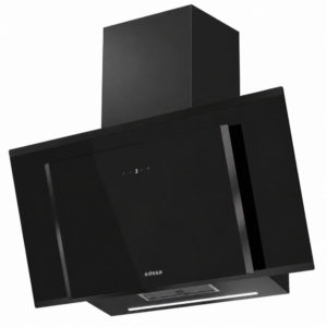 Campana EDESA DECORATIVA VERTICAL, ECV-98321 GBK, Cristal negro, 90 cm,Clase A+++, Cod. 932271974.