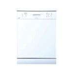 Lavavajillas EDESA EDW6130WH, Clase E, 60 cm, Blanco,  6 Programas, 13 Servicios