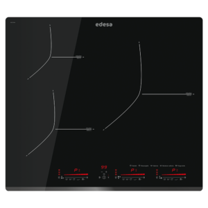 Placa EDESA EIM-6330 B, 60 cm, Negro, Inducción. Ref. 922272045.