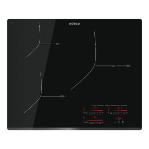 Placa EDESA EIMS 6332 B, 60 cm, Negro, Inducción ,Ref. 922242040.