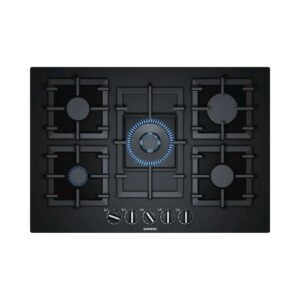Placa SIEMENS EP7A6QB90, 75 cm, Cristal Negro, Gas