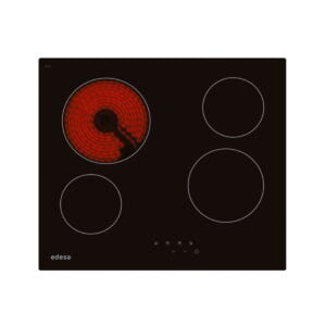 Placa EDESA EVT-6422 R, 60 cm, Negra, Inducción