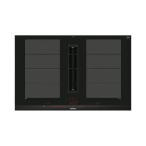 Placa SIEMENS EX875LX57E, 80 cm, Negro, Con Extractor, Inducción