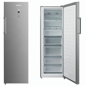 Congelador vertical una puerta EDESA EZS-1732 NF EX, Clase E, Inox, 172 cm, Cod. 924271348.