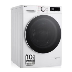 Lavadora LG F2WR5S09A0W, Blanca, Clase A, 9 kg, libre instalación,1200 rpm.