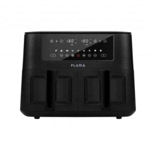 Freidora de aire FLAMA 698FL 8L DOBLE 2x4L, 3040W Negra