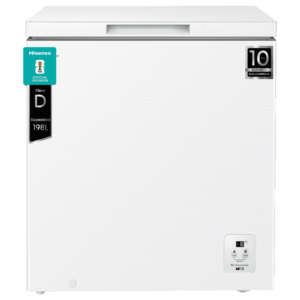 Congelador Horizontal HISENSE FT200N1AWDL, 86x79cm, Clase D, Capacidad 198L, Color Blanco, Ref. 20018118.