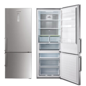 Frigorífico EDESA EFC7832DNF EX, Clase E, Inox, 188x70 cm. Inox, Combi